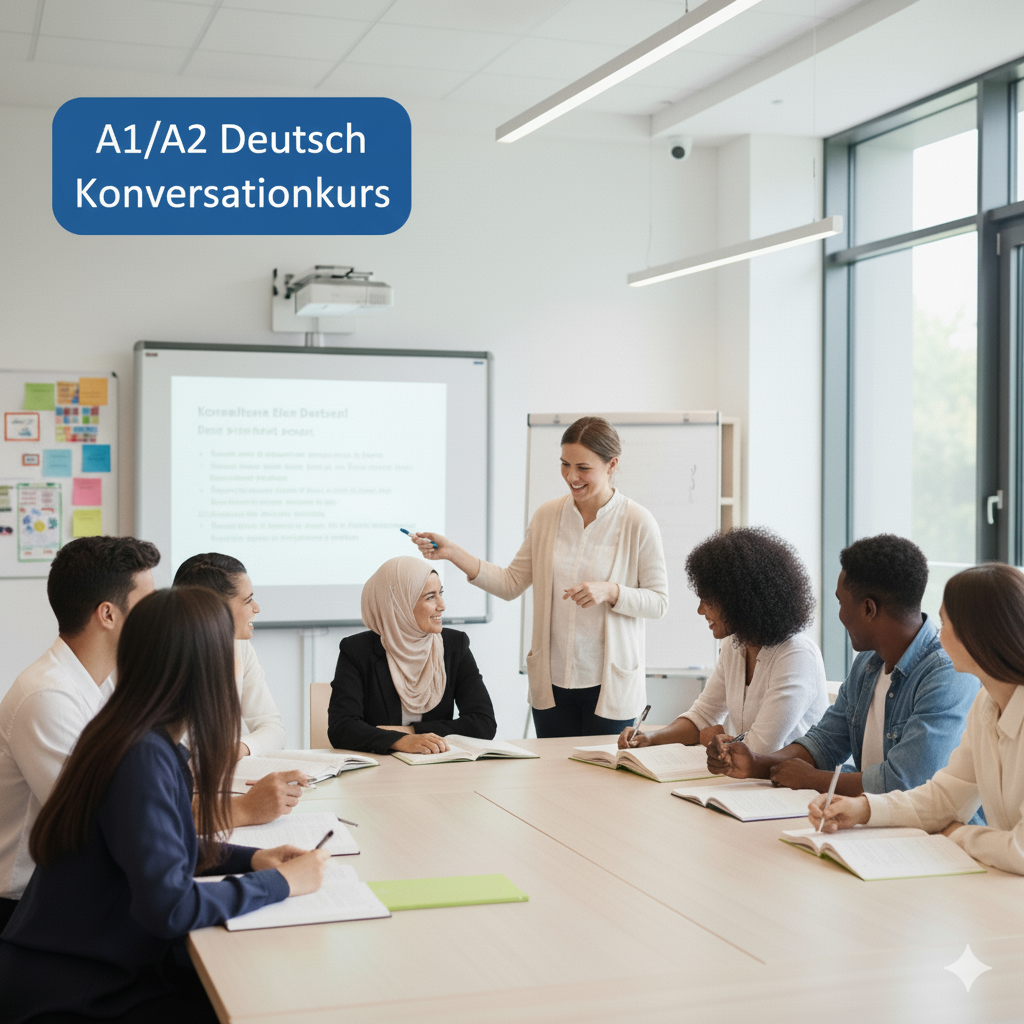 A1/A2 Deutsch - Konversationkurs (Mi. und Do. Nachmittag)
