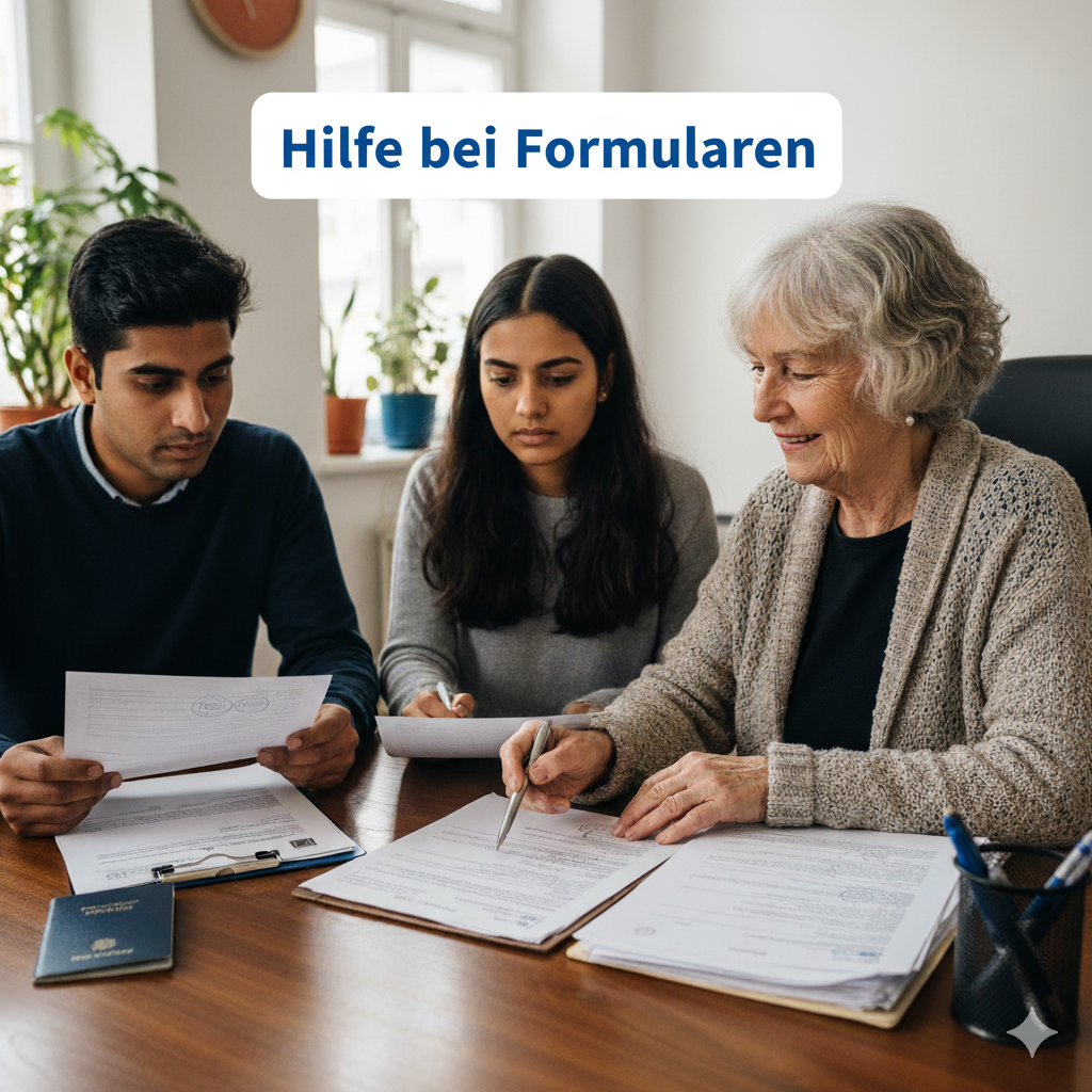 Hilfe bei Formularen (Mi. und Do. Nachmittag)